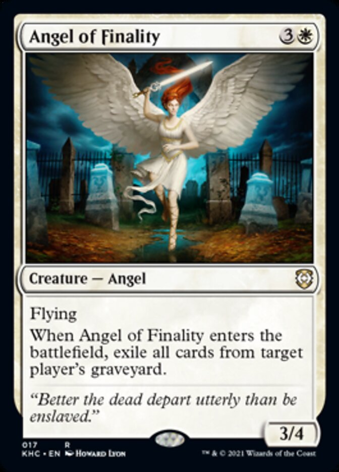 Angel of Finality [Kaldheim Commander] | Amazing Games TCG