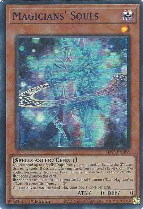 Magicians' Souls (Blue) [LDS3-EN088] Ultra Rare | Amazing Games TCG