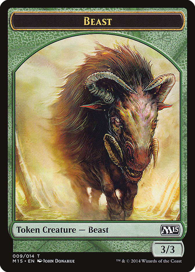 Beast (009/014) [Magic 2015 Tokens] | Amazing Games TCG