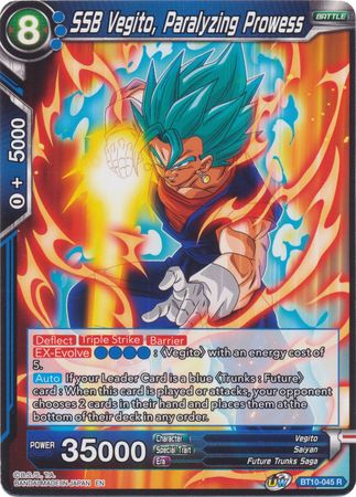 SSB Vegito, Paralyzing Prowess (BT10-045) [Rise of the Unison Warrior] | Amazing Games TCG