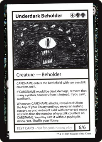 Underdark Beholder (2021 Edition) [Mystery Booster Playtest Cards] | Amazing Games TCG