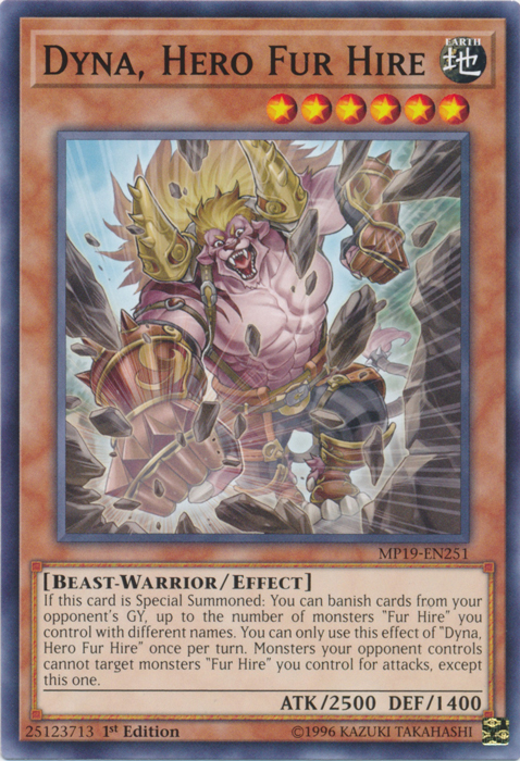 Dyna, Hero Fur Hire [MP19-EN251] Common | Amazing Games TCG