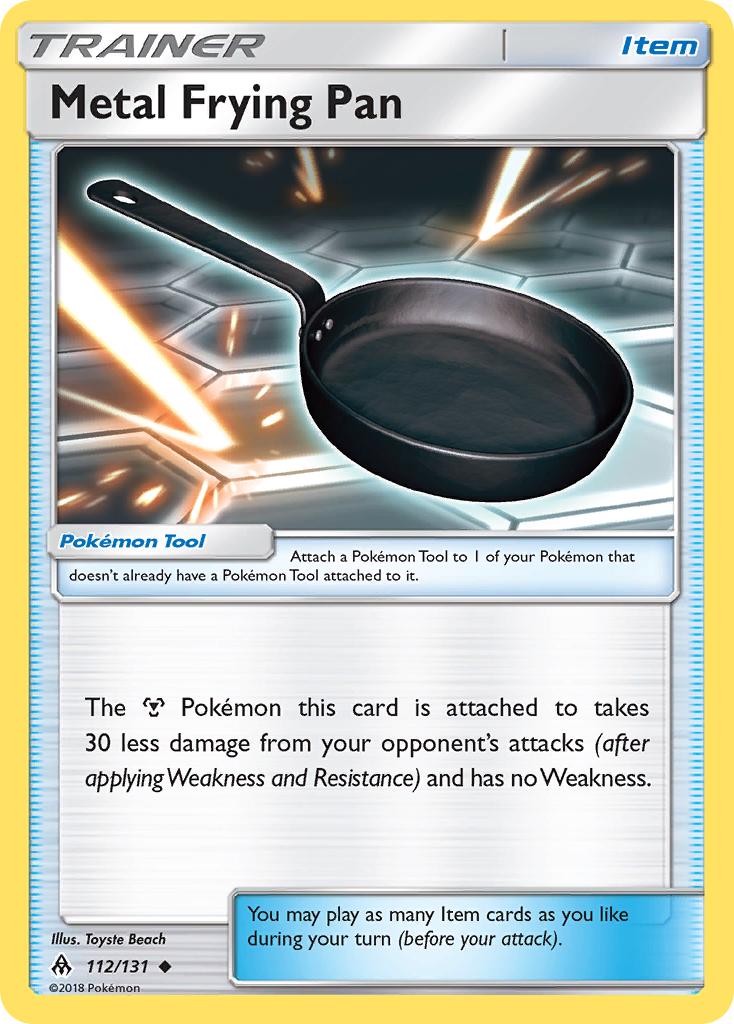 Metal Frying Pan (112/131) [Sun & Moon: Forbidden Light] | Amazing Games TCG