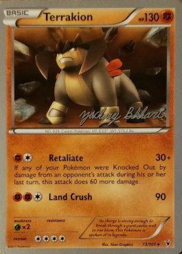 Terrakion (73/101) (CMT - Zachary Bokhari) [World Championships 2012] | Amazing Games TCG