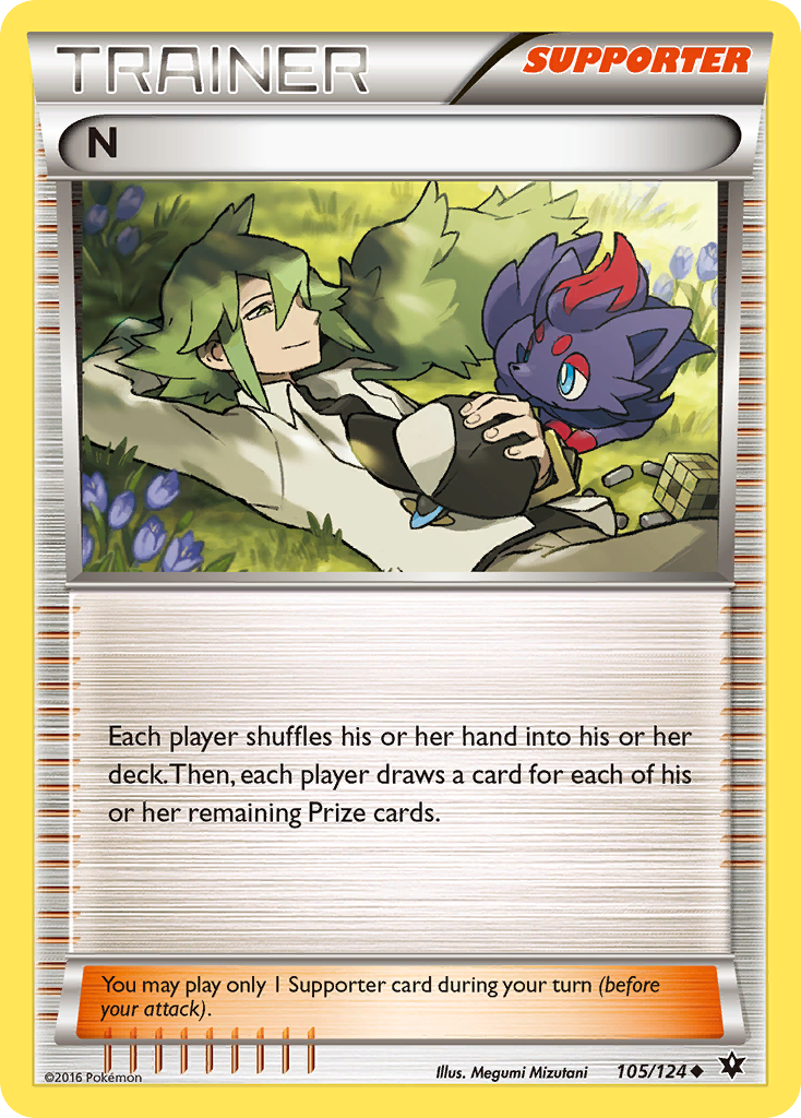 N (105/124) [XY: Fates Collide] | Amazing Games TCG