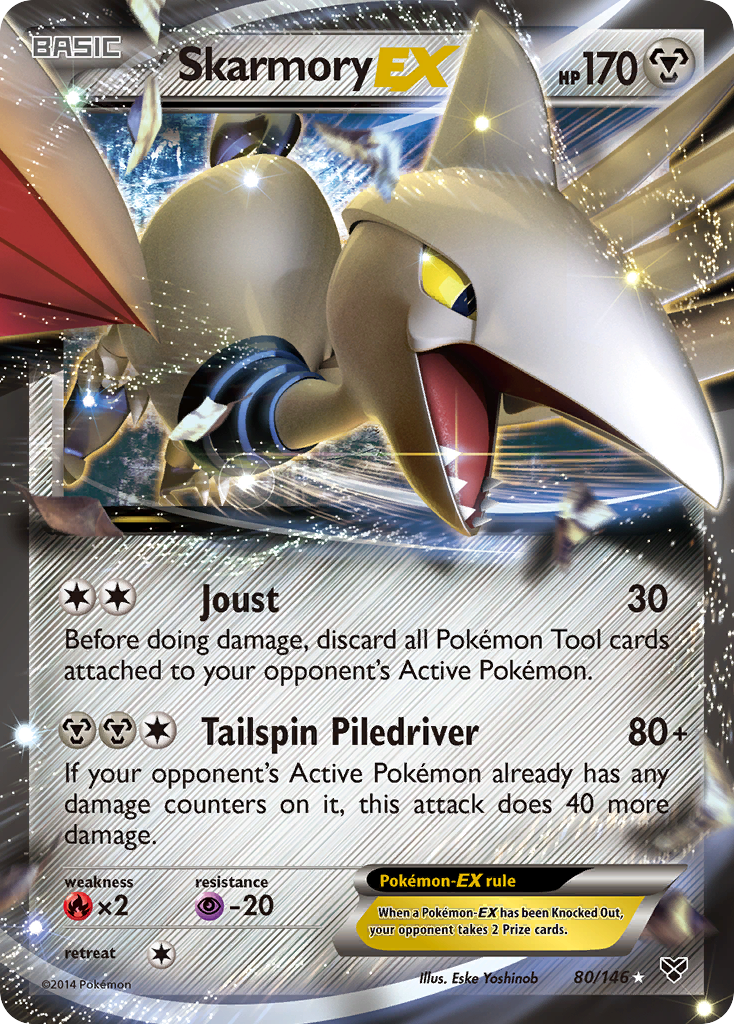 Skarmory EX (80/146) [XY: Base Set] | Amazing Games TCG