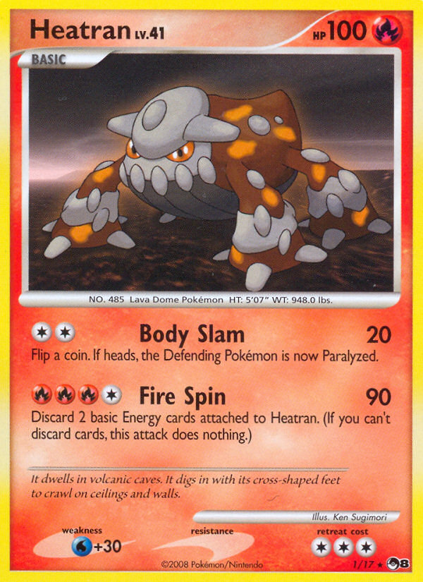 Heatran (1/17) [POP Series 8] | Amazing Games TCG