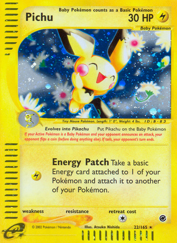 Pichu (22/165) [Expedition: Base Set] | Amazing Games TCG