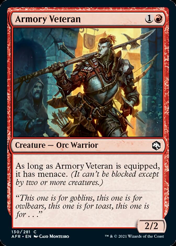 Armory Veteran [Dungeons & Dragons: Adventures in the Forgotten Realms] | Amazing Games TCG