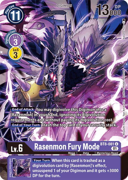 Rasenmon: Fury Mode [BT8-081] [New Awakening] | Amazing Games TCG