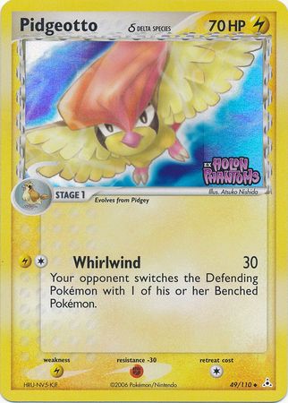 Pidgeotto (49/110) (Delta Species) (Stamped) [EX: Holon Phantoms] | Amazing Games TCG