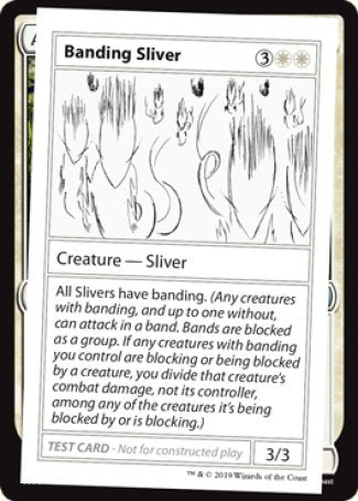 Banding Sliver (2021 Edition) [Mystery Booster Playtest Cards] | Amazing Games TCG