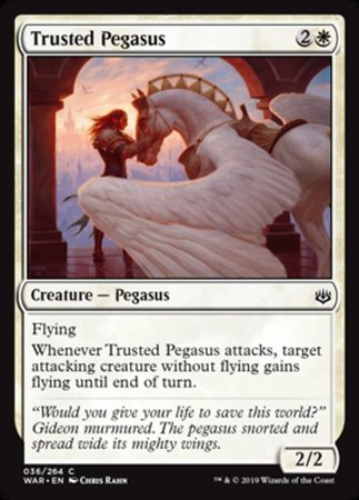 Trusted Pegasus [War of the Spark] | Amazing Games TCG