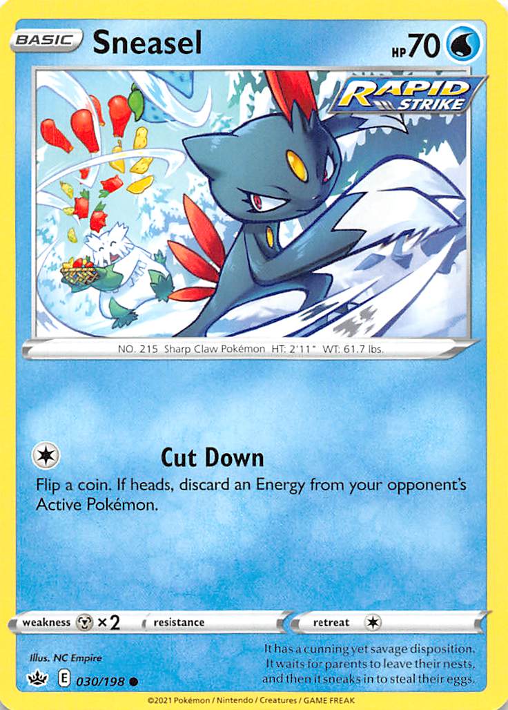 Sneasel (030/198) [Sword & Shield: Chilling Reign] | Amazing Games TCG