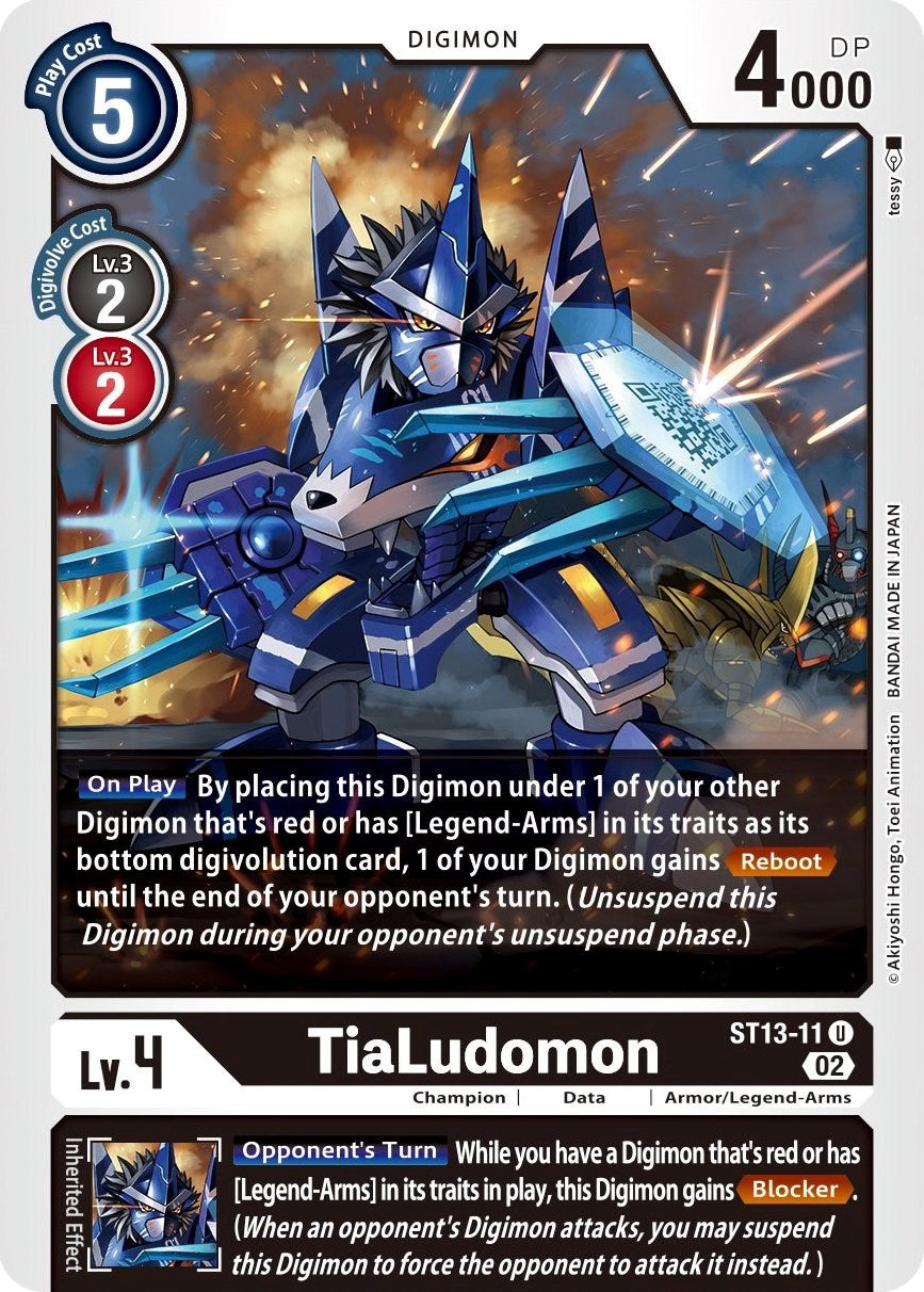 TiaLudomon [ST13-11] [Starter Deck: Ragnaloardmon] | Amazing Games TCG