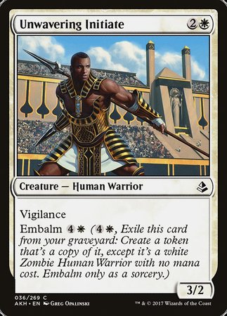 Unwavering Initiate [Amonkhet] | Amazing Games TCG