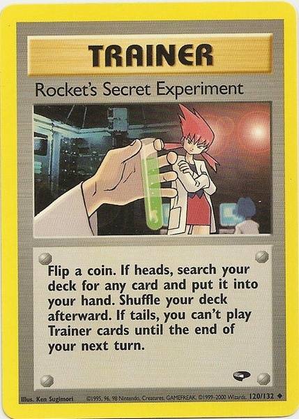 Rocket's Secret Experiment (120/132) [Gym Challenge Unlimited] | Amazing Games TCG