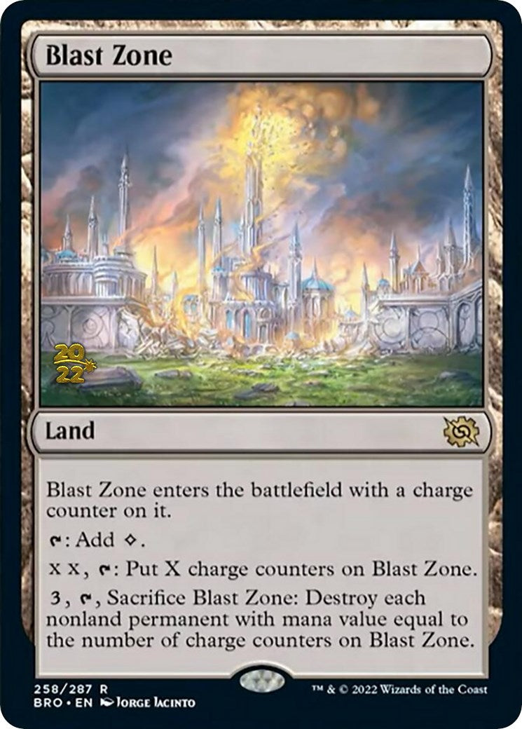 Blast Zone (258) [The Brothers' War: Prerelease Promos] | Amazing Games TCG