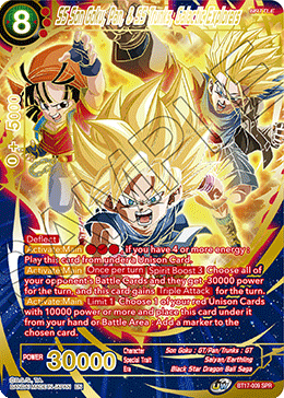 SS Son Goku, Pan, & SS Trunks, Galactic Explorers (SPR) (BT17-009) [Ultimate Squad] | Amazing Games TCG