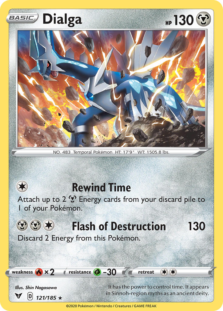 Dialga (121/185) [Sword & Shield: Vivid Voltage] | Amazing Games TCG