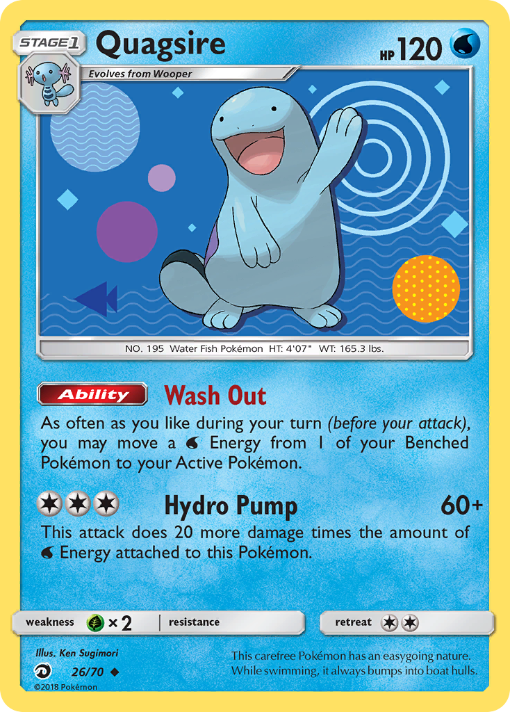 Quagsire (26/70) [Sun & Moon: Dragon Majesty] | Amazing Games TCG