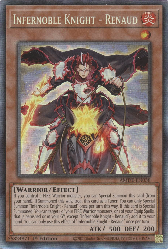 Infernoble Knight - Renaud [AMDE-EN038] Collector's Rare | Amazing Games TCG