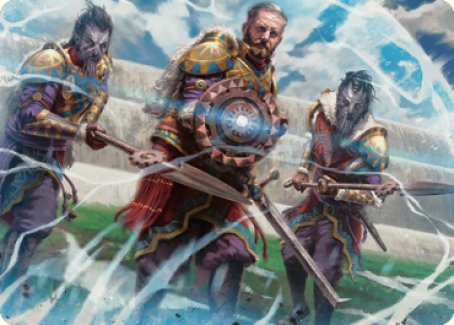 Argivian Phalanx Art Card [Dominaria United Art Series] | Amazing Games TCG