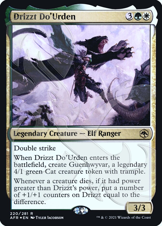 Drizzt Do'Urden (Ampersand Promo) [Dungeons & Dragons: Adventures in the Forgotten Realms Promos] | Amazing Games TCG