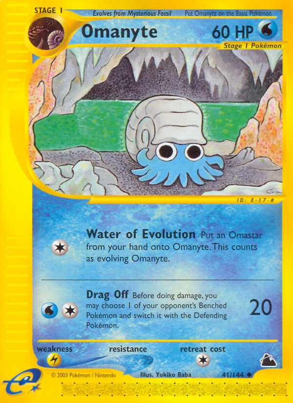 Omanyte (41/144) [Skyridge] | Amazing Games TCG