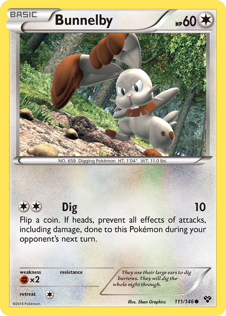 Bunnelby (111/146) [XY: Base Set] | Amazing Games TCG