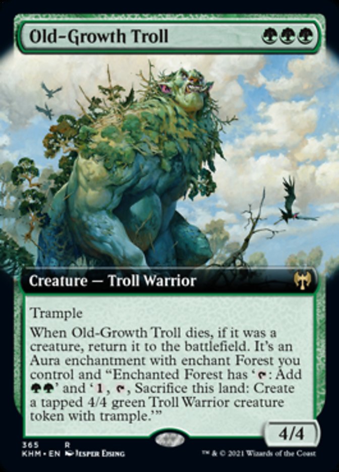 Old-Growth Troll (Extended Art) [Kaldheim] | Amazing Games TCG