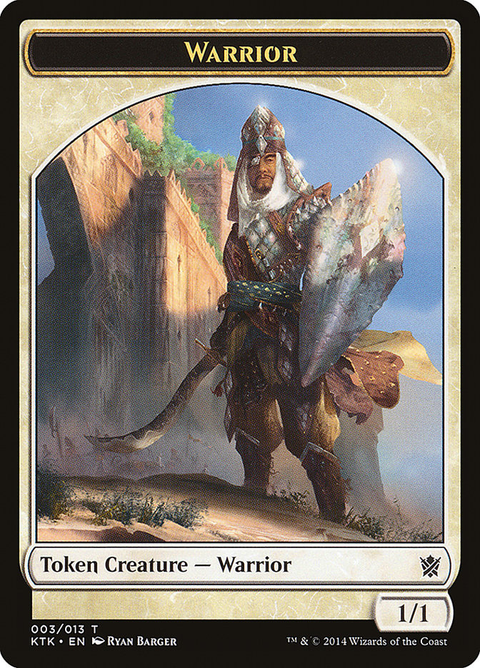 Warrior (003/013) [Khans of Tarkir Tokens] | Amazing Games TCG