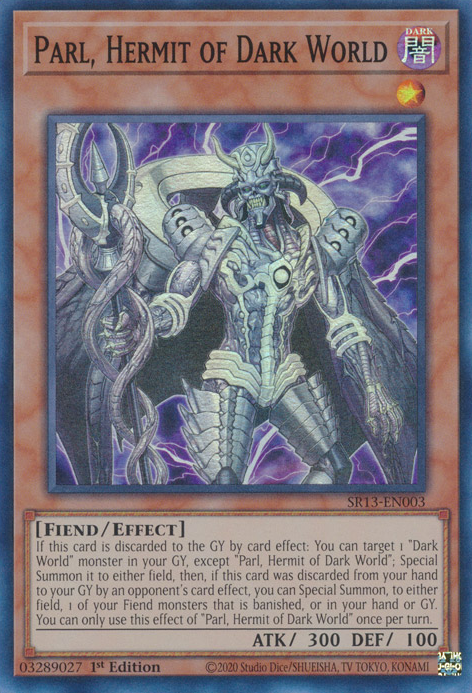 Parl, Hermit of Dark World [SR13-EN003] Super Rare | Amazing Games TCG