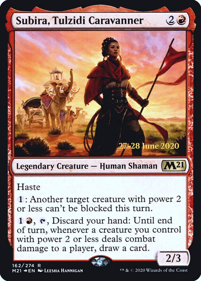 Subira, Tulzidi Caravanner  [Core Set 2021 Prerelease Promos] | Amazing Games TCG