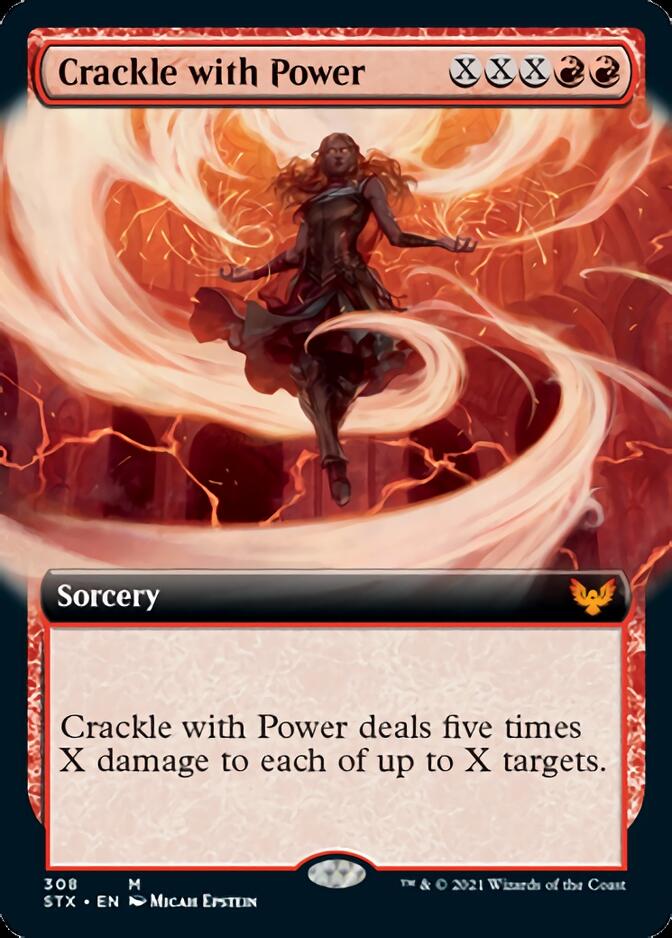 Crackle with Power (Extended) [Strixhaven: School of Mages] | Amazing Games TCG