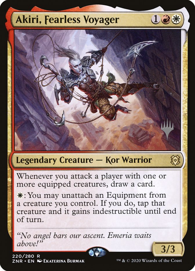 Akiri, Fearless Voyager (Promo Pack) [Zendikar Rising Promos] | Amazing Games TCG