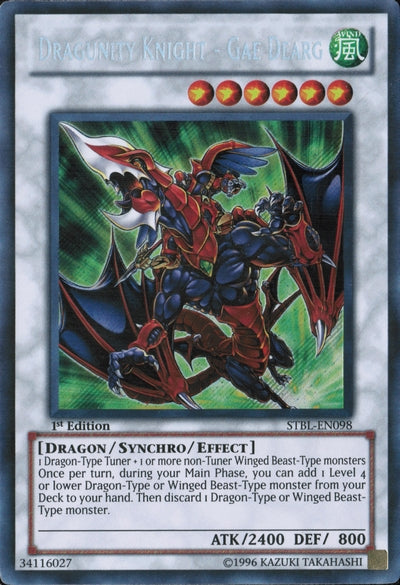 Dragunity Knight - Gae Dearg [STBL-EN098] Secret Rare | Amazing Games TCG