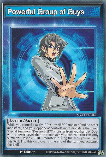 Powerful Group of Guys [SGX1-ENS02] Common | Amazing Games TCG