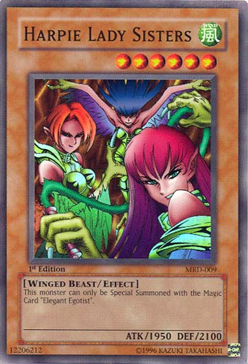 Harpie Lady Sisters [MRD-009] Super Rare | Amazing Games TCG