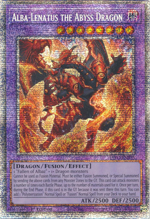Alba-Lenatus the Abyss Dragon [DIFO-EN035] Starlight Rare | Amazing Games TCG