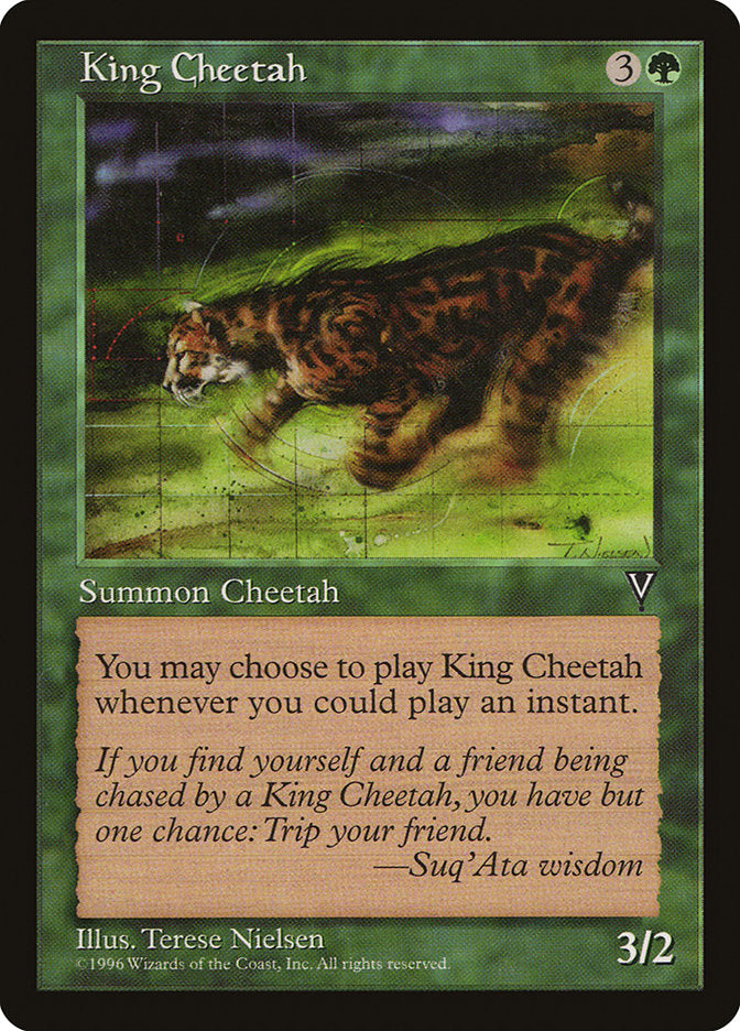 King Cheetah [Visions] | Amazing Games TCG