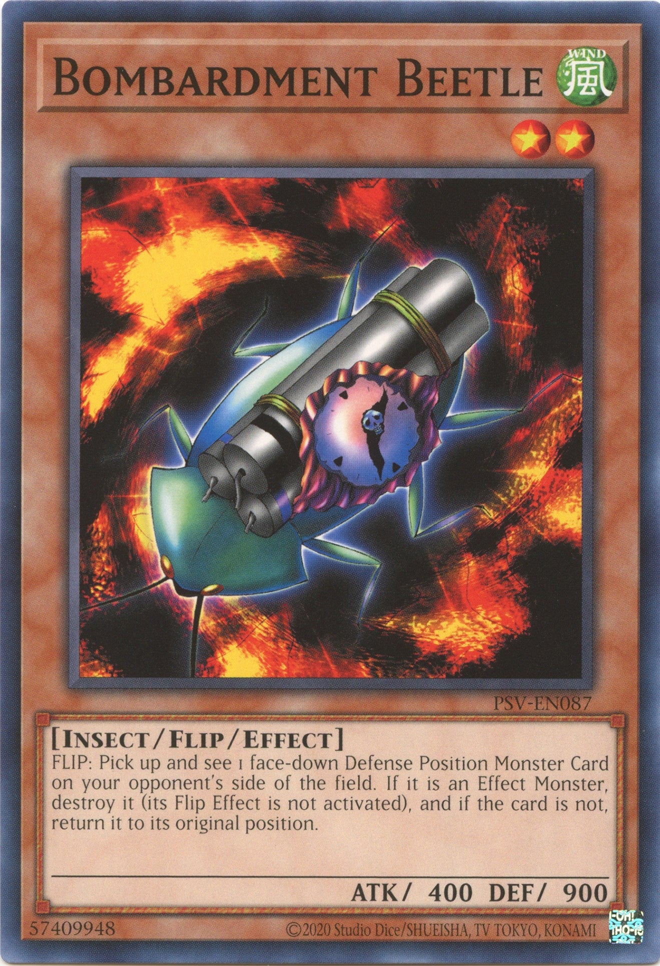 Bombardment Beetle (25th Anniversary) [PSV-EN087] Common | Amazing Games TCG