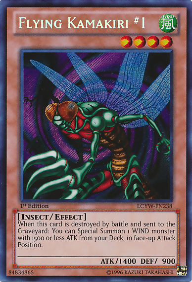 Flying Kamakiri #1 [LCYW-EN238] Secret Rare | Amazing Games TCG