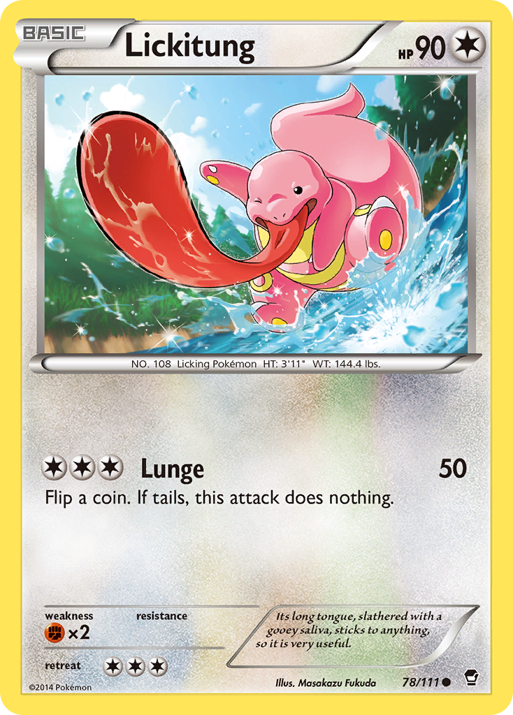 Lickitung (78/111) [XY: Furious Fists] | Amazing Games TCG