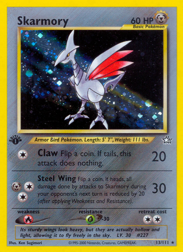 Skarmory (13/111) [Neo Genesis 1st Edition] | Amazing Games TCG