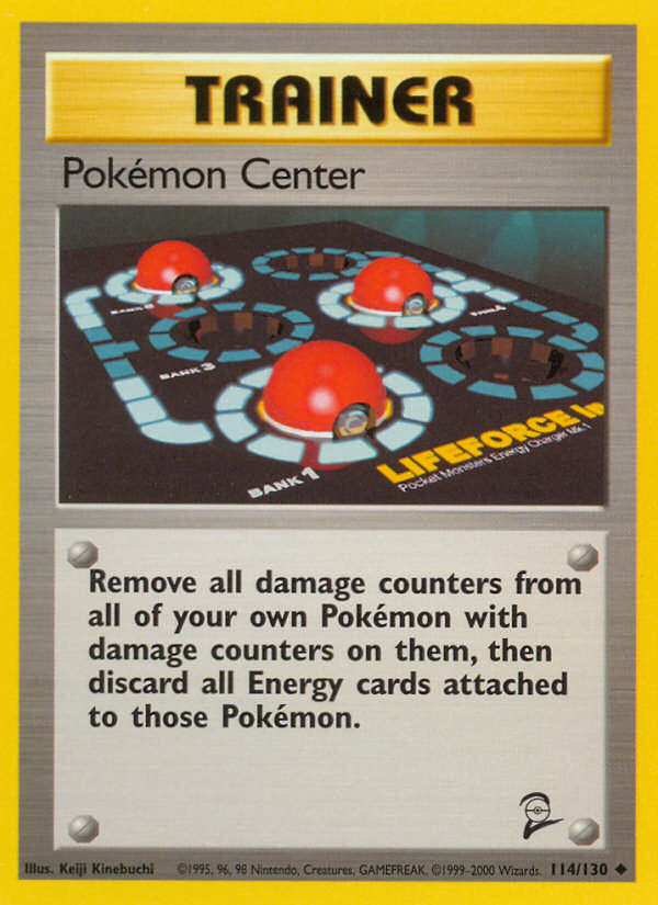 Pokemon Center (114/130) [Base Set 2] | Amazing Games TCG