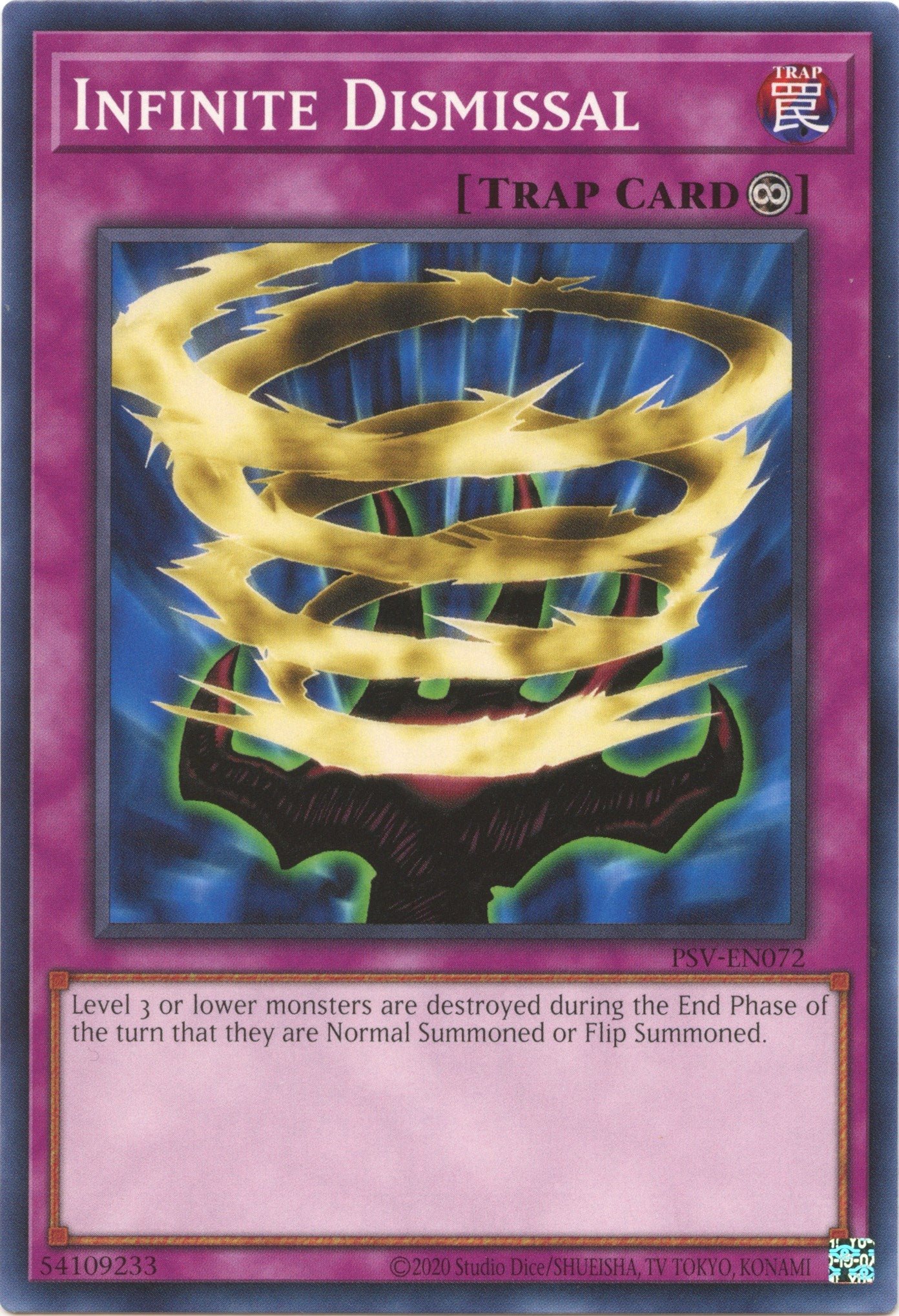 Infinite Dismissal (25th Anniversary) [PSV-EN072] Common | Amazing Games TCG