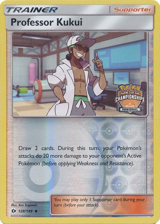 Professor Kukui (128/149) (Regional Championship Promo) [Sun & Moon: Base Set] | Amazing Games TCG