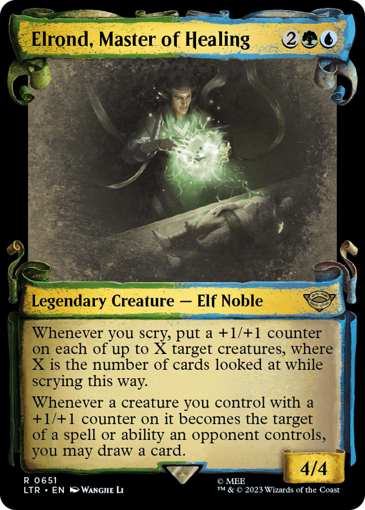 Elrond, Master of Healing [The Lord of the Rings: Tales of Middle-Earth Showcase Scrolls] | Amazing Games TCG