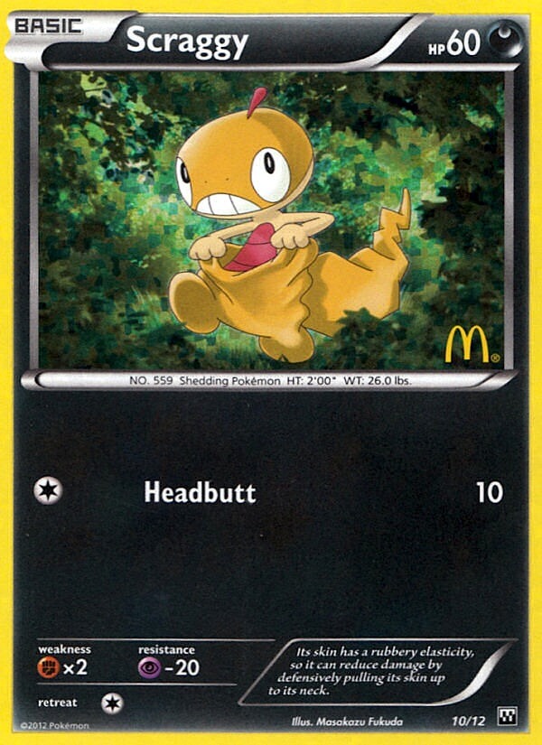 Scraggy (10/12) [McDonald's Promos: 2012 Collection] | Amazing Games TCG